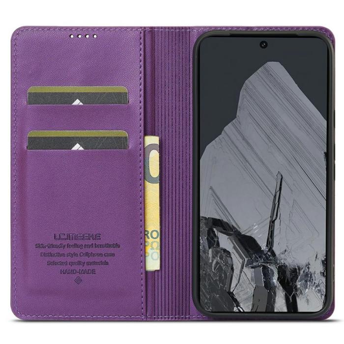 LC.imeeke - LC.IMEEKE L1 Series Google Pixel 8 Pro Fodral PU Läder - Lila