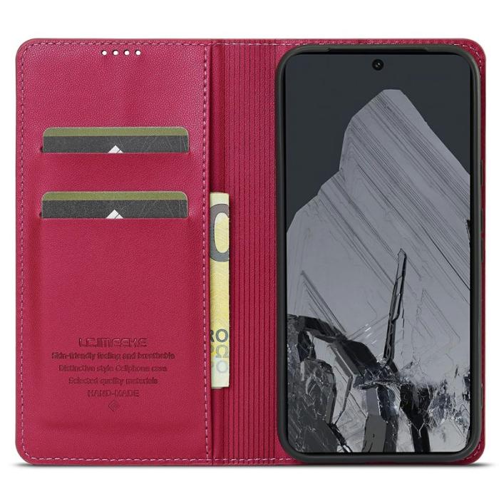 LC.imeeke - LC.IMEEKE L1 Series Google Pixel 8 Pro Fodral PU Läder - Röd