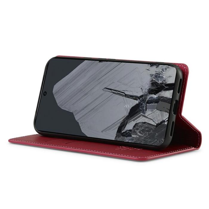 LC.imeeke - LC.IMEEKE L1 Series Google Pixel 8 Pro Fodral PU Läder - Röd