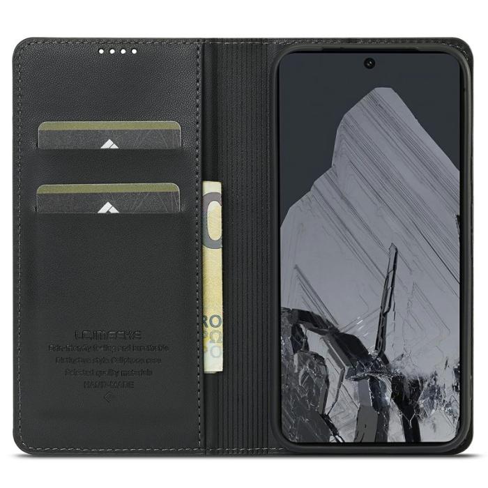 LC.imeeke - LC.IMEEKE L1 Series Google Pixel 8 Pro Fodral PU Läder - Svart