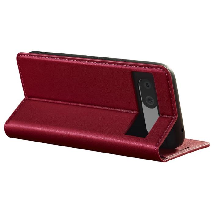 LC.imeeke - LC.IMEEKE L1 Series Google Pixel 8a Fodral PU Läder - Röd