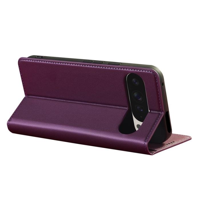 LC.imeeke - LC.IMEEKE L1 Series Google Pixel 9 Pro Fodral PU Läder - Lila