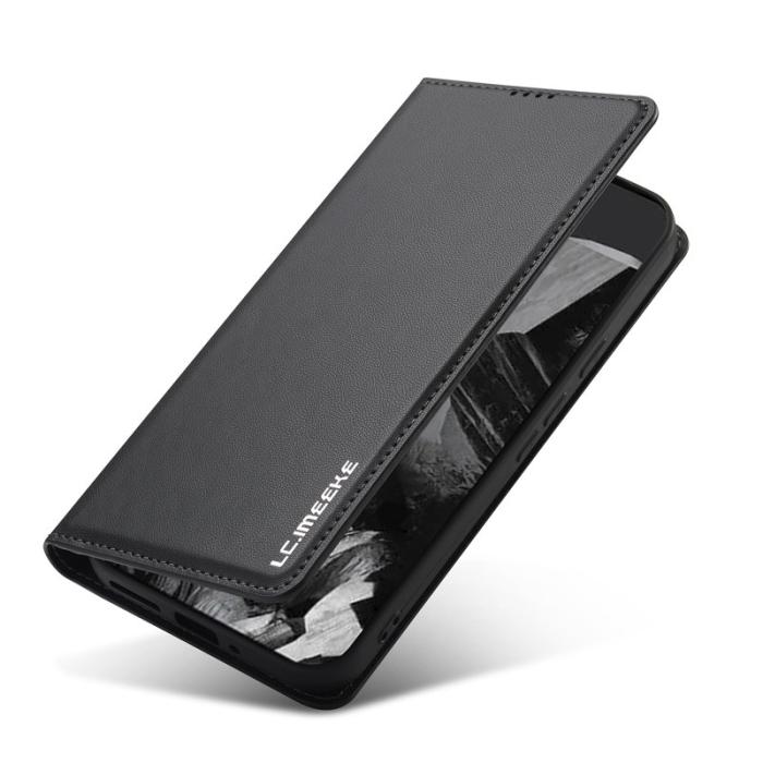 LC.imeeke - LC.IMEEKE L1 Series Google Pixel 9 Pro XL Fodral PU Läder - Svart