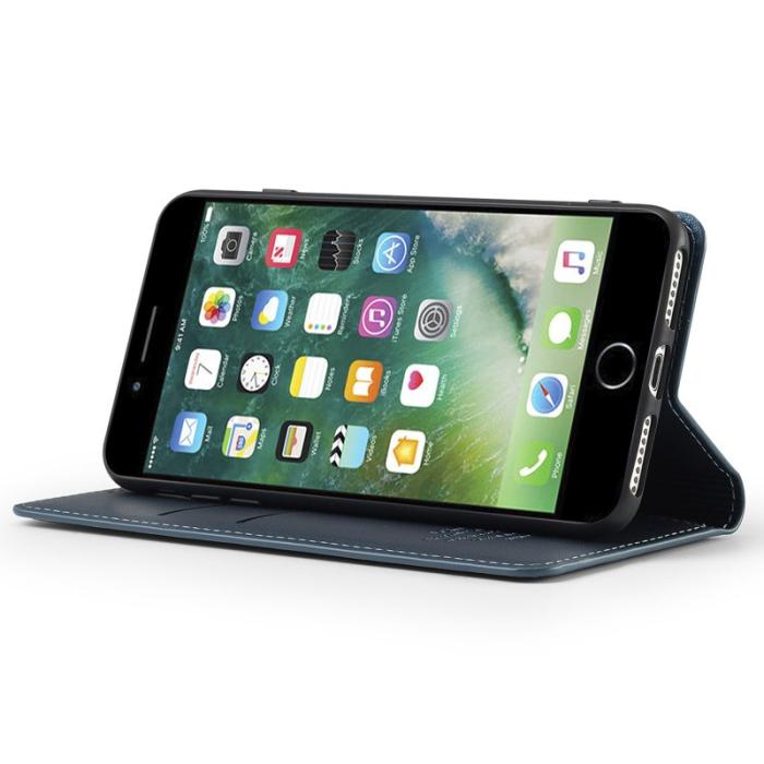 LC.imeeke - LC.IMEEKE L1 Series iPhone 8 Plus / 7 Plus Fodral PU Läder - Blå