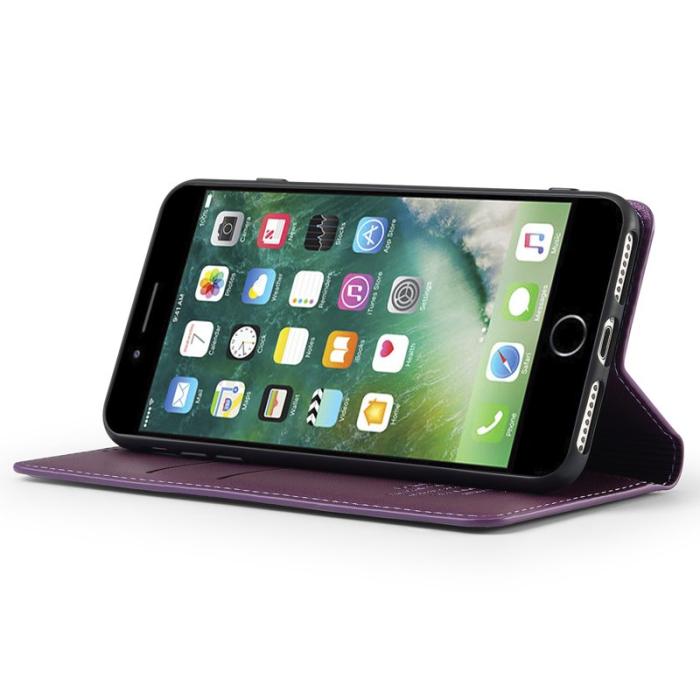 LC.imeeke - LC.IMEEKE L1 Series iPhone 8 Plus Fodral PU Läder - Lila