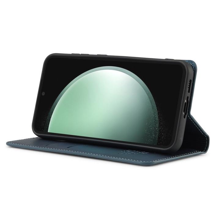 LC.imeeke - LC.IMEEKE L1 Series Samsung Galaxy S23 FE Fodral PU Läder - Blå