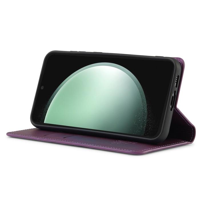 LC.imeeke - LC.IMEEKE L1 Series Samsung Galaxy S23 FE Fodral PU Läder - Lila