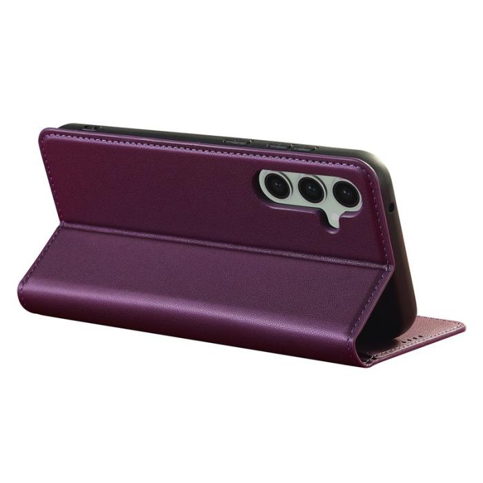 LC.imeeke - LC.IMEEKE L1 Series Samsung Galaxy S23 FE Fodral PU Läder - Lila