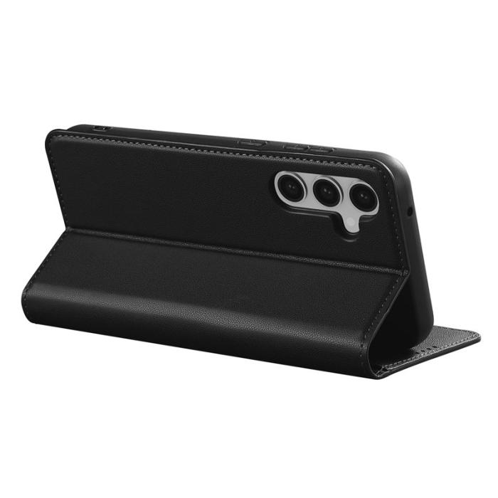 LC.imeeke - LC.IMEEKE L1 Series Samsung Galaxy S23 FE Fodral PU Läder - Svart