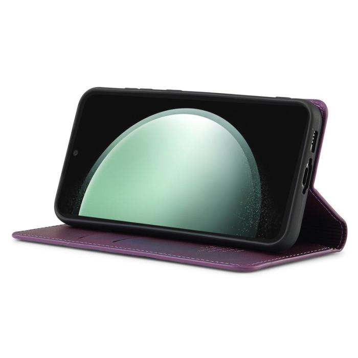 LC.imeeke - LC.IMEEKE L1 Series Samsung Galaxy S24 Fodral PU Läder - Lila