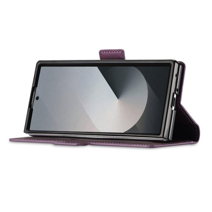 LC.imeeke - LC.IMEEKE L1 Series Samsung Galaxy Z Fold7 Fodral PU Läder - Lila