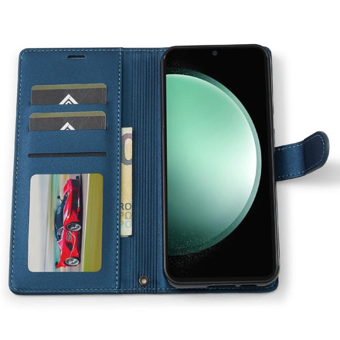 LC.imeeke - LC.IMEEKE L2 Series Samsung Galaxy A16 Fodral PU Läder - Blå