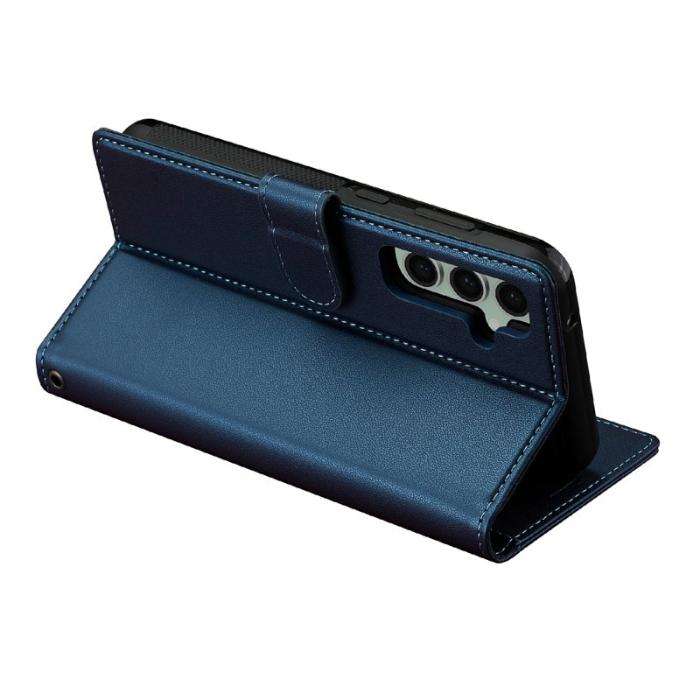 LC.imeeke - LC.IMEEKE L2 Series Samsung Galaxy A16 Fodral PU Läder - Blå