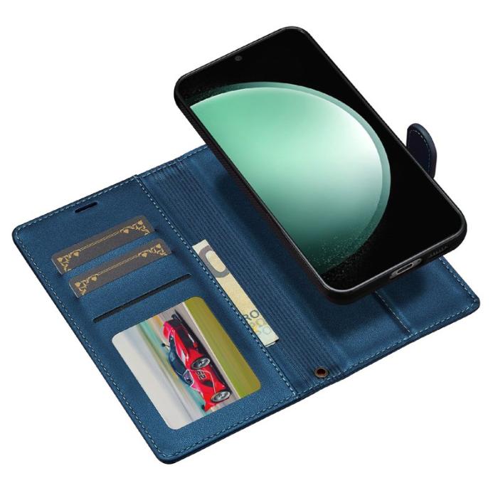 LC.imeeke - LC.IMEEKE L2 Series Samsung Galaxy A16 Fodral PU Läder - Blå