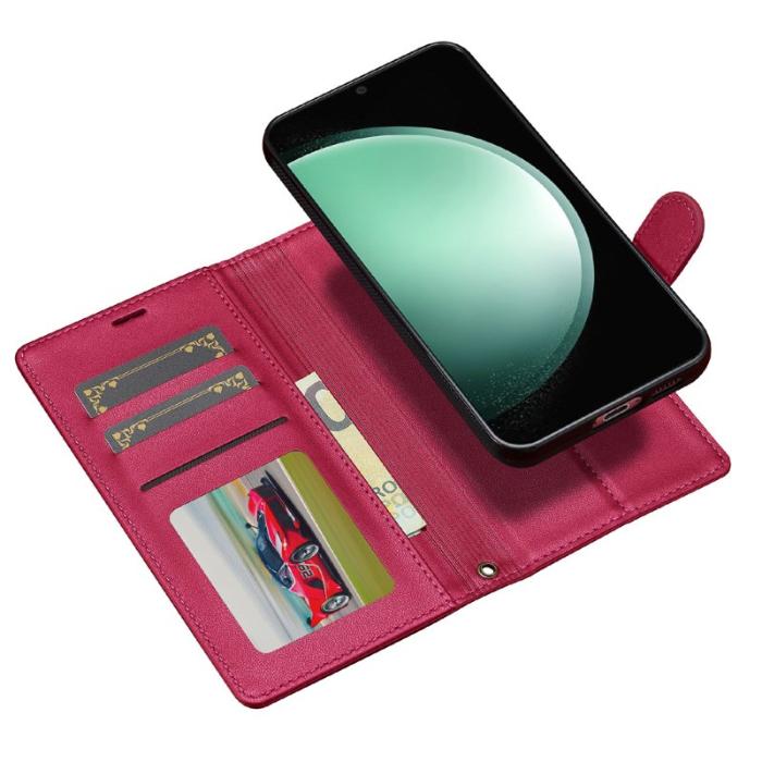 LC.imeeke - LC.IMEEKE L2 Series Samsung Galaxy A16 Fodral PU Läder - Röd