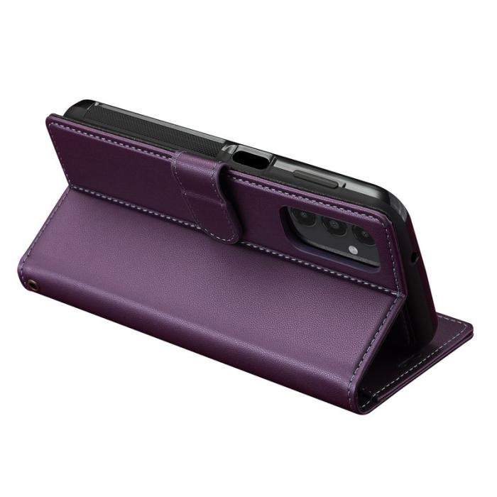 LC.imeeke - LC.IMEEKE L2 Series Samsung Galaxy A34 5G Fodral PU Läder - Lila