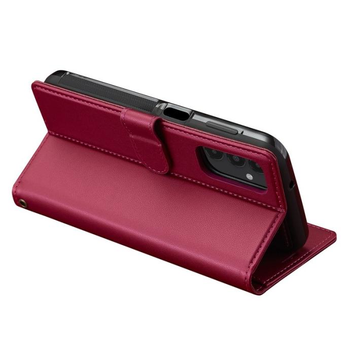 LC.imeeke - LC.IMEEKE L2 Series Samsung Galaxy A34 5G Fodral PU Läder - Röd