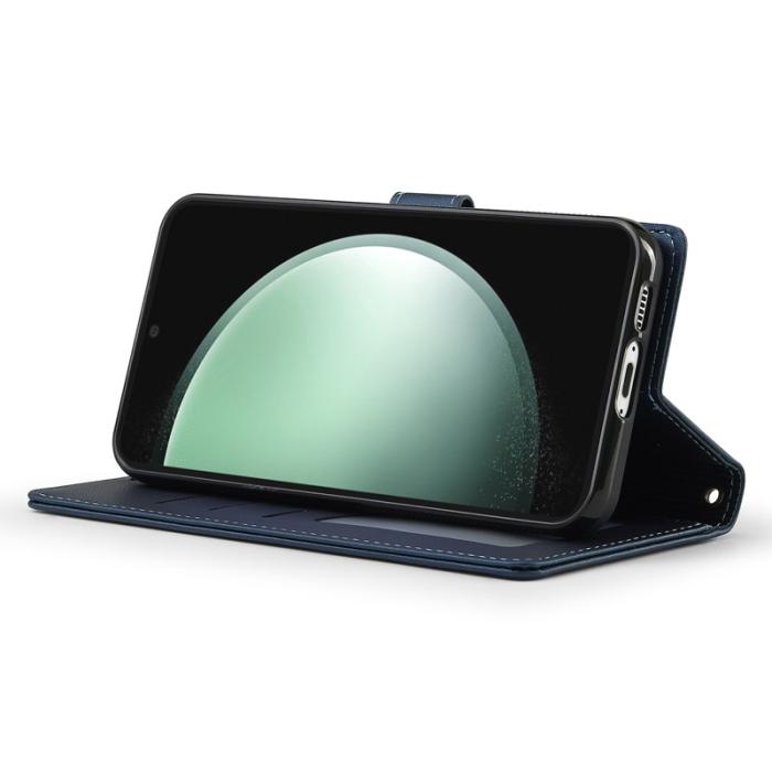 LC.imeeke - LC.IMEEKE L2 Series Samsung Galaxy A35 Fodral PU Läder - Blå