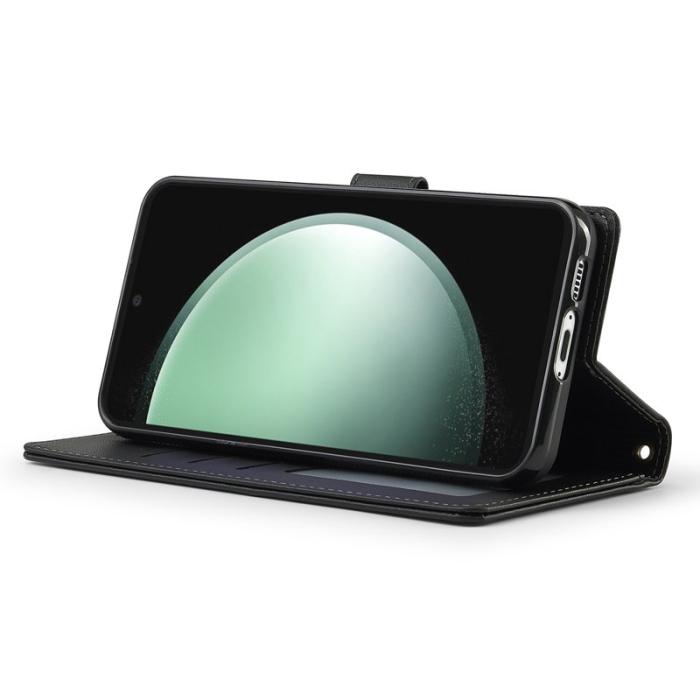 LC.imeeke - LC.IMEEKE L2 Series Samsung Galaxy S23 FE Fodral PU Läder - Svart