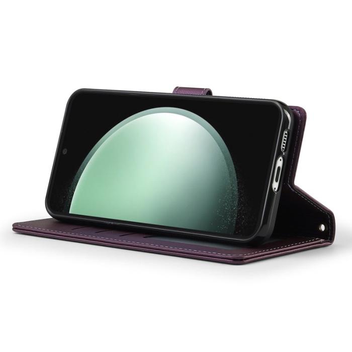 LC.imeeke - LC.IMEEKE L2 Series Samsung Galaxy S24 FE Fodral PU Läder - Lila