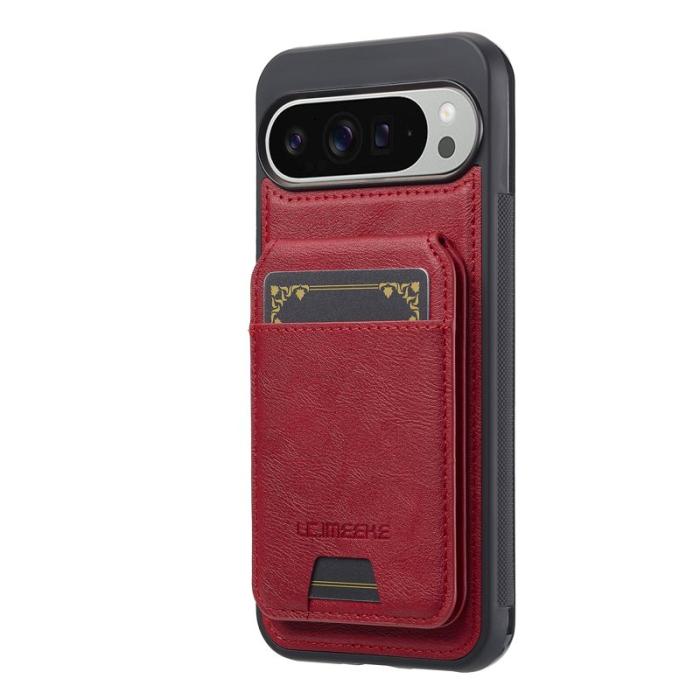 LC.imeeke - LC.IMEEKE L3 Fodral för Google Pixel 10 Pro - Äkta läder - Röd