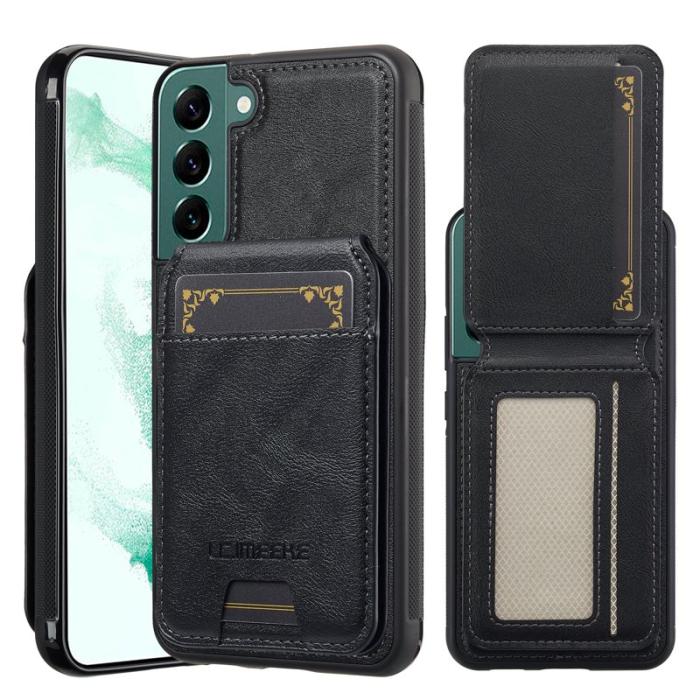 LC.imeeke - LC.IMEEKE L3 Fodral för Samsung Galaxy S21 FE 5G - Svart