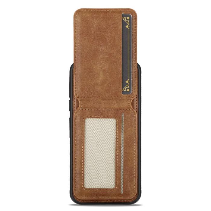 LC.imeeke - LC.IMEEKE L3 Google Pixel 9a Fodral - Äkta läder - Brun