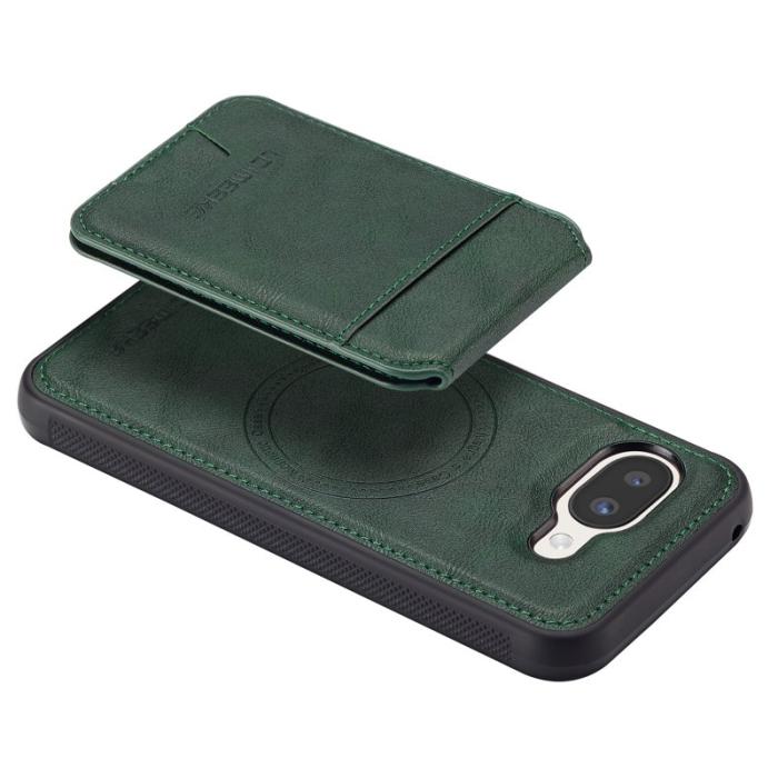 LC.imeeke - LC.IMEEKE L3 Google Pixel 9a Fodral - Äkta läder - Grön