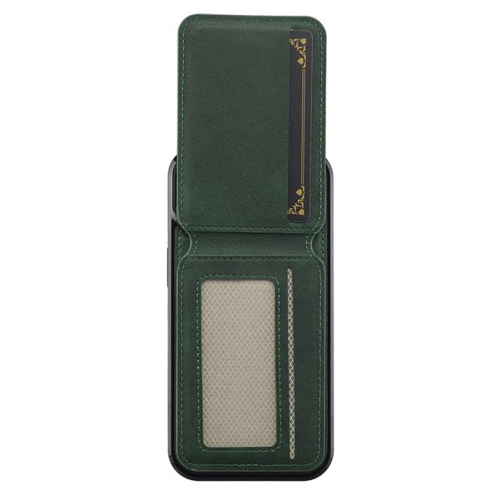 LC.imeeke - LC.IMEEKE L3 iPhone 13 Fodral Magnetiskt Äkta läder - Grön