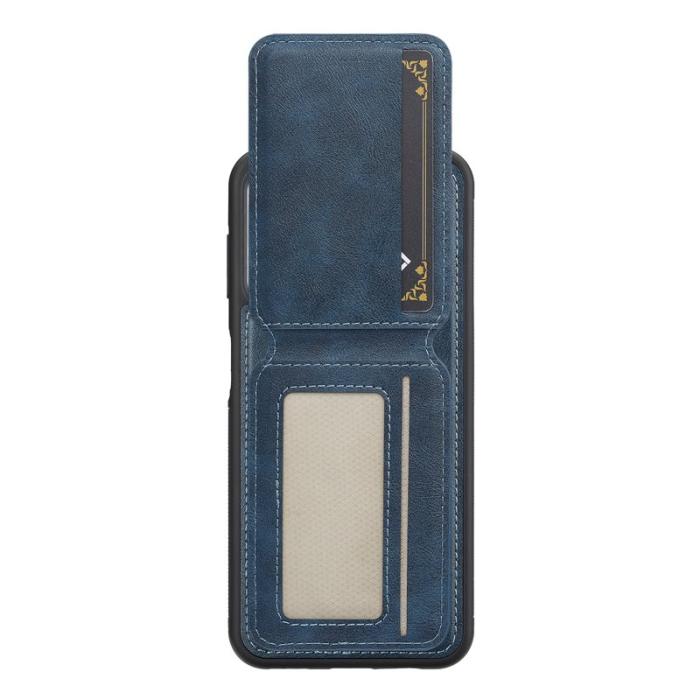 LC.imeeke - LC.IMEEKE L3 iPhone 16 Plus Fodral Äkta läder - Blå