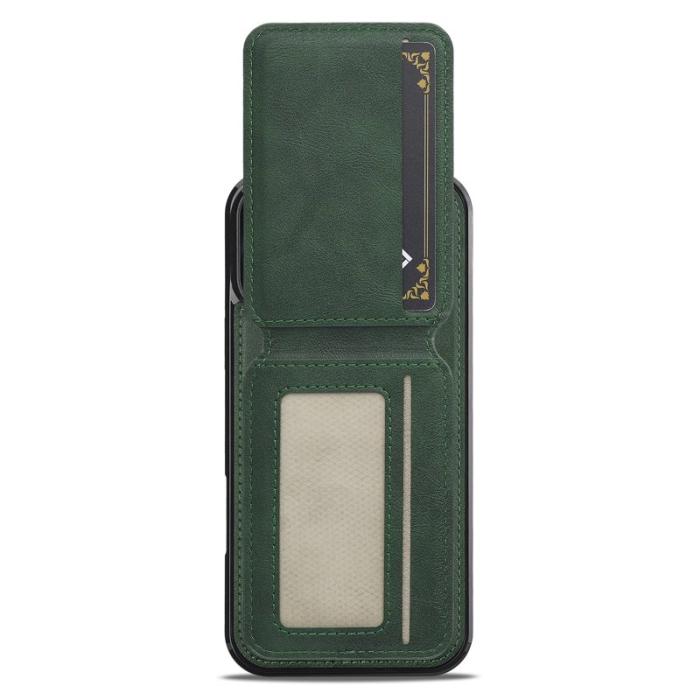 LC.imeeke - LC.IMEEKE L3 iPhone 16 Pro Max Fodral Äkta läder - Grön