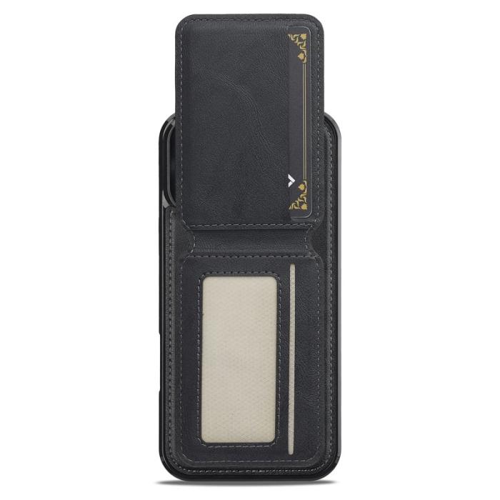 LC.imeeke - LC.IMEEKE L3 iPhone 16 Pro Max Fodral Äkta läder - Svart