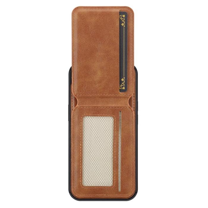 LC.imeeke - LC.IMEEKE L3 iPhone 16e Fodral Äkta läder - Brun