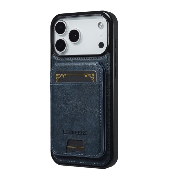 LC.imeeke - LC.IMEEKE L3 iPhone 17 Pro Fodral Äkta läder - Blå