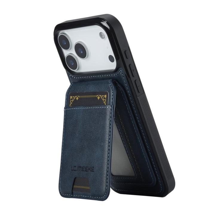 LC.imeeke - LC.IMEEKE L3 iPhone 17 Pro Fodral Äkta läder - Blå