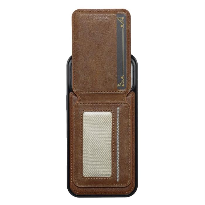 LC.imeeke - LC.IMEEKE L3 iPhone 17 Pro Fodral Äkta läder - Brun