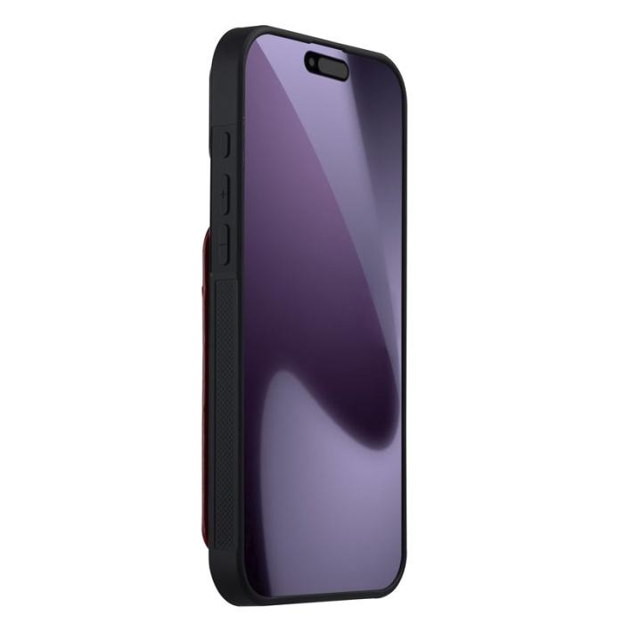 LC.imeeke - LC.IMEEKE L3 iPhone 17 Pro Fodral Äkta läder - Röd