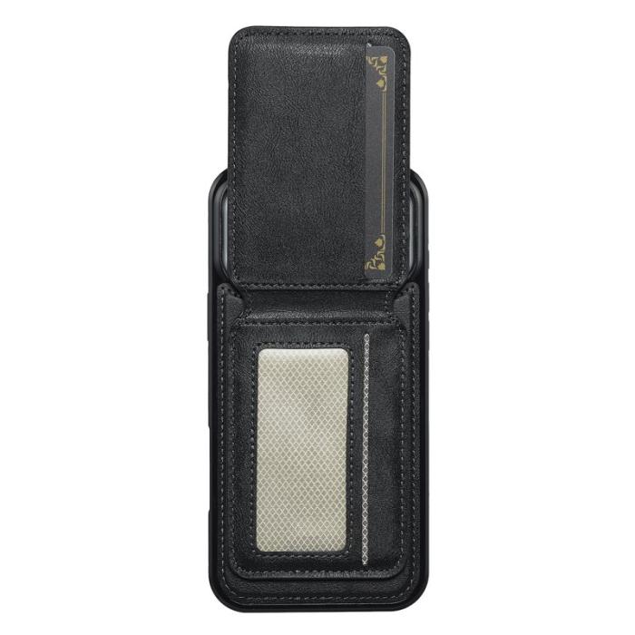 LC.imeeke - LC.IMEEKE L3 iPhone 17 Pro Fodral Äkta läder - Svart