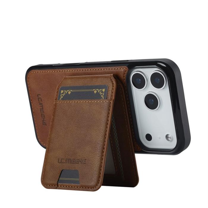 LC.imeeke - LC.IMEEKE L3 iPhone 17 Pro Max Fodral Äkta läder - Brun