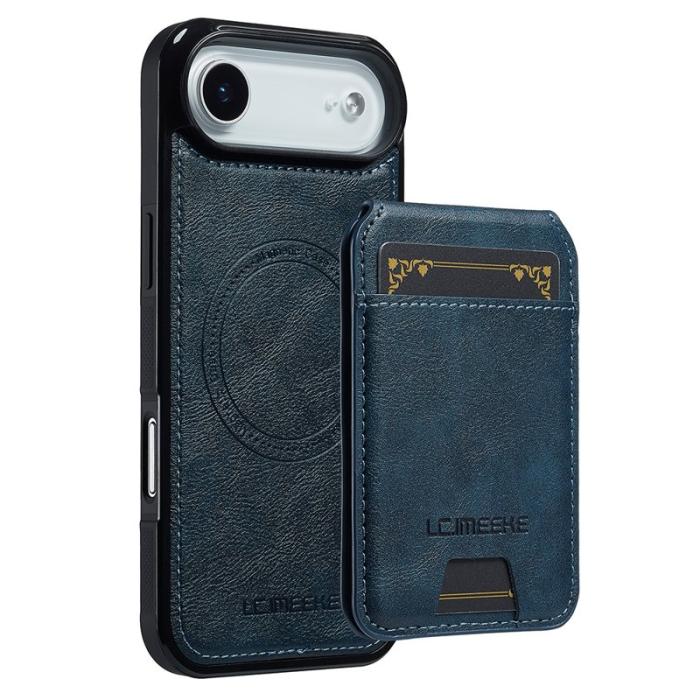 LC.imeeke - LC.IMEEKE L3 iPhone Air Fodral Äkta läder - Blå