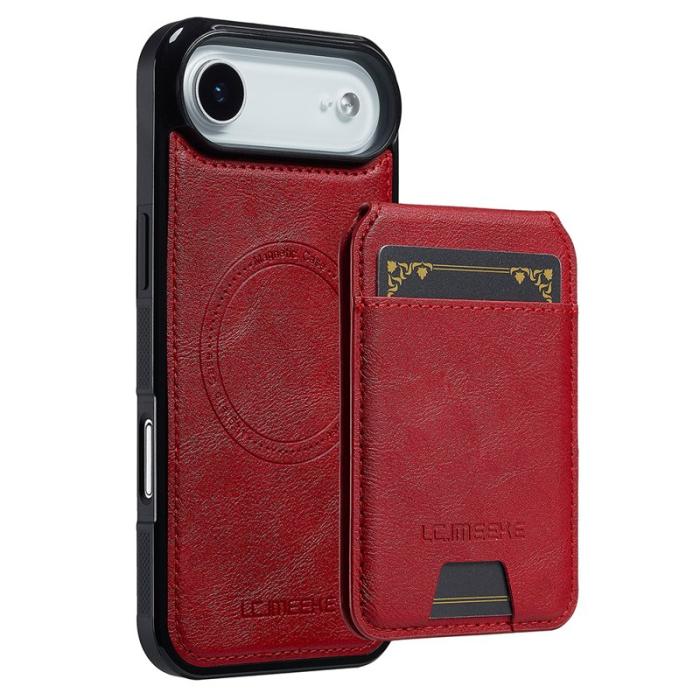 LC.imeeke - LC.IMEEKE L3 iPhone Air Fodral Äkta läder - Röd