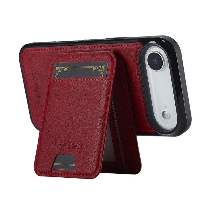 LC.imeeke - LC.IMEEKE L3 iPhone Air Fodral Äkta läder - Röd