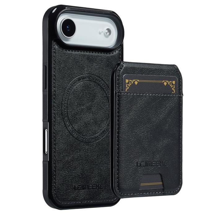 LC.imeeke - LC.IMEEKE L3 iPhone Air Fodral Äkta läder - Svart