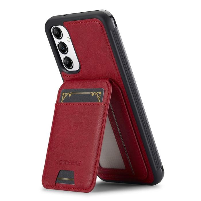 LC.imeeke - LC.IMEEKE L3 Samsung Galaxy A54 5G Fodral Äkta läder - Röd