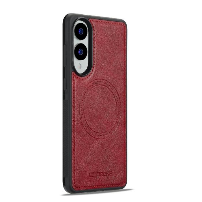 LC.imeeke - LC.IMEEKE L3 Samsung Galaxy S25 Edge Fodral KonstLäder - Grön