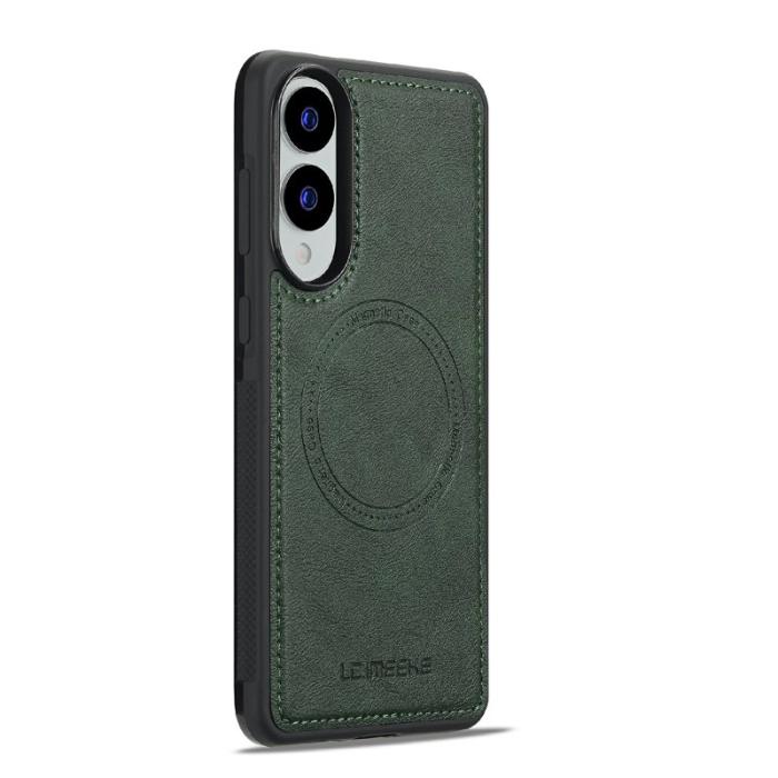 LC.imeeke - LC.IMEEKE L3 Samsung Galaxy S25 Edge Fodral Äkta läder - Röd