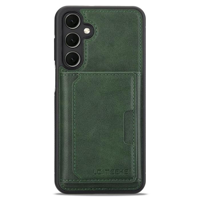 LC.imeeke - LC.IMEEKE L5 för Samsung Galaxy A17 Fodral Äkta läder - Grön