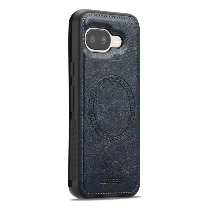 LC.imeeke - LC.IMEEKE L5 Google Pixel 9a Fodral Äkta läder - Blå