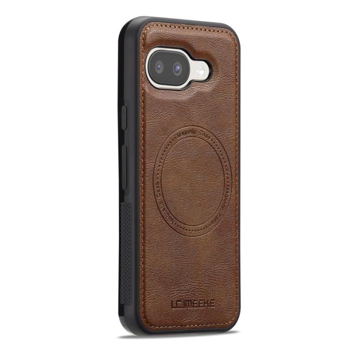 LC.imeeke - LC.IMEEKE L5 Google Pixel 9a Fodral Äkta läder - Brun