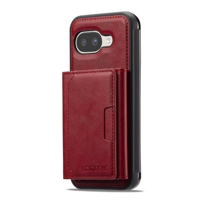 LC.imeeke - LC.IMEEKE L5 Google Pixel 9a Fodral Äkta läder - Röd